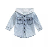 Blue Denim Jacket Hoodie.